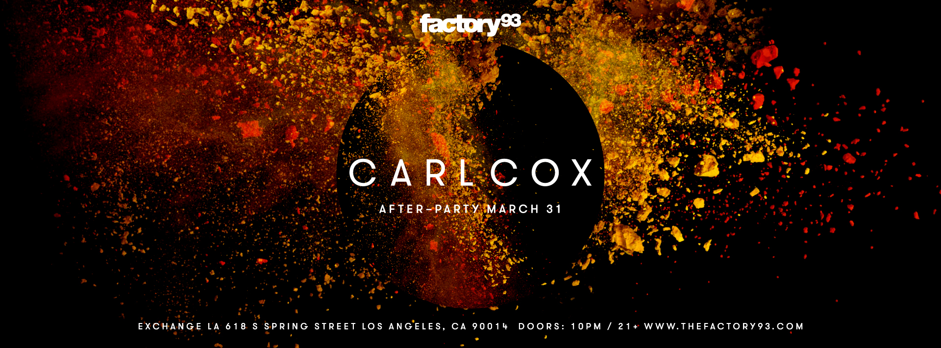Carl Cox After-Party