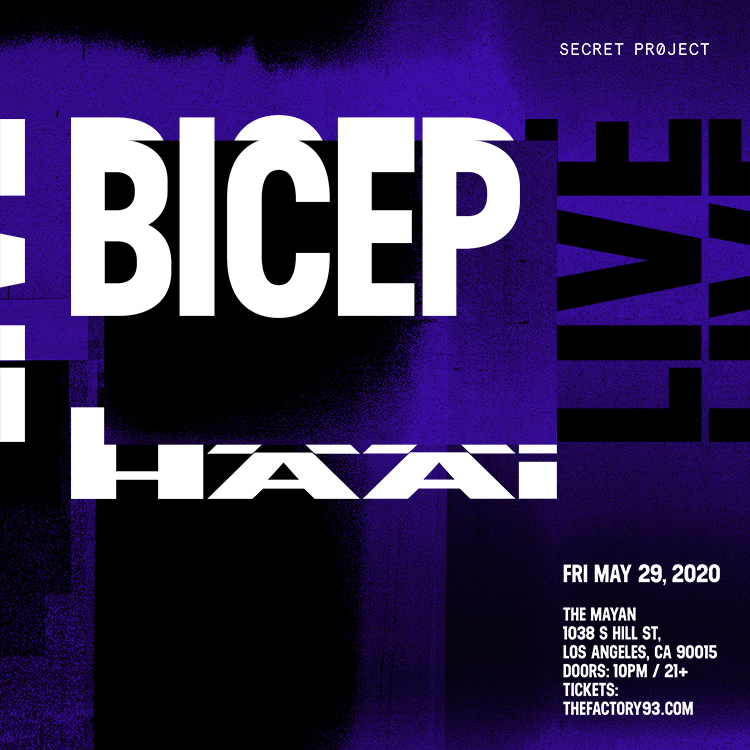 Bicep (live) with special guest HAAi