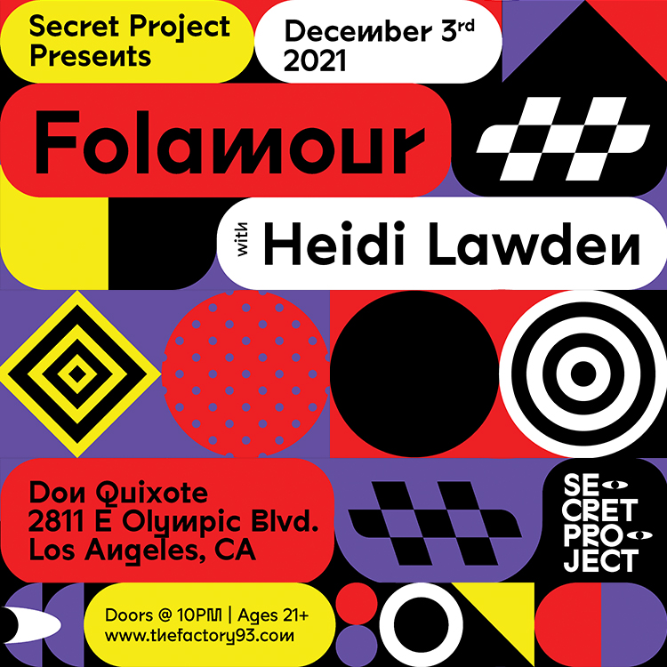 Secret Project presents Folamour