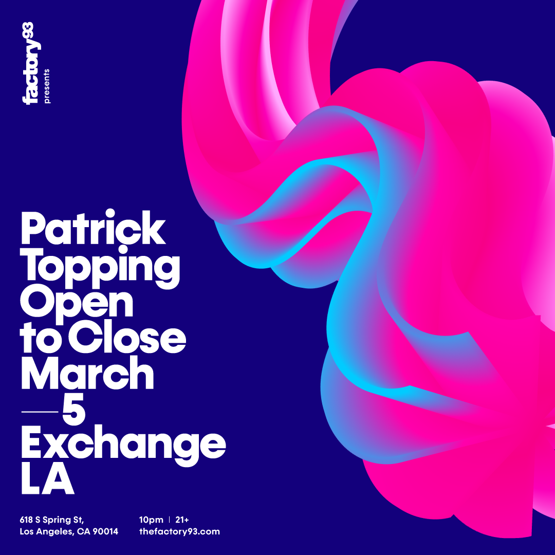 Patrick Topping (Open to Close)