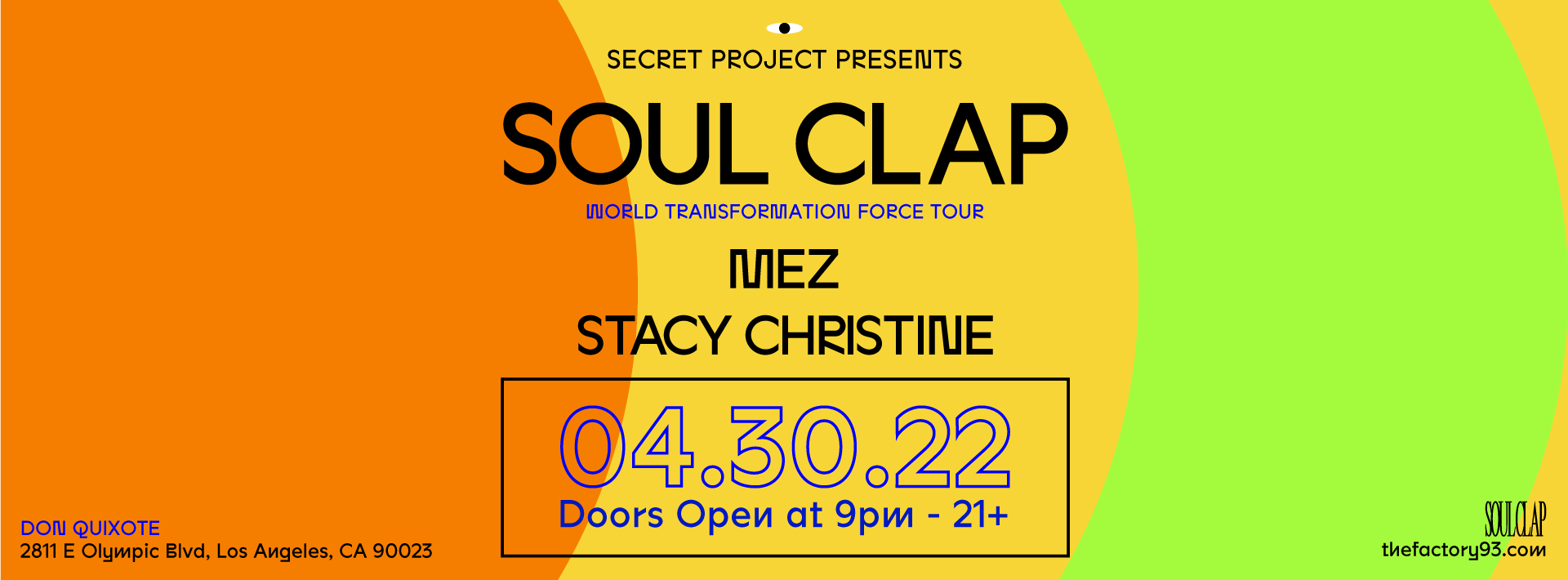 Secret Project presents Soul Clap
