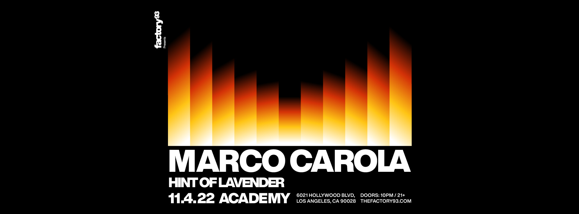 Marco Carola at Academy LA