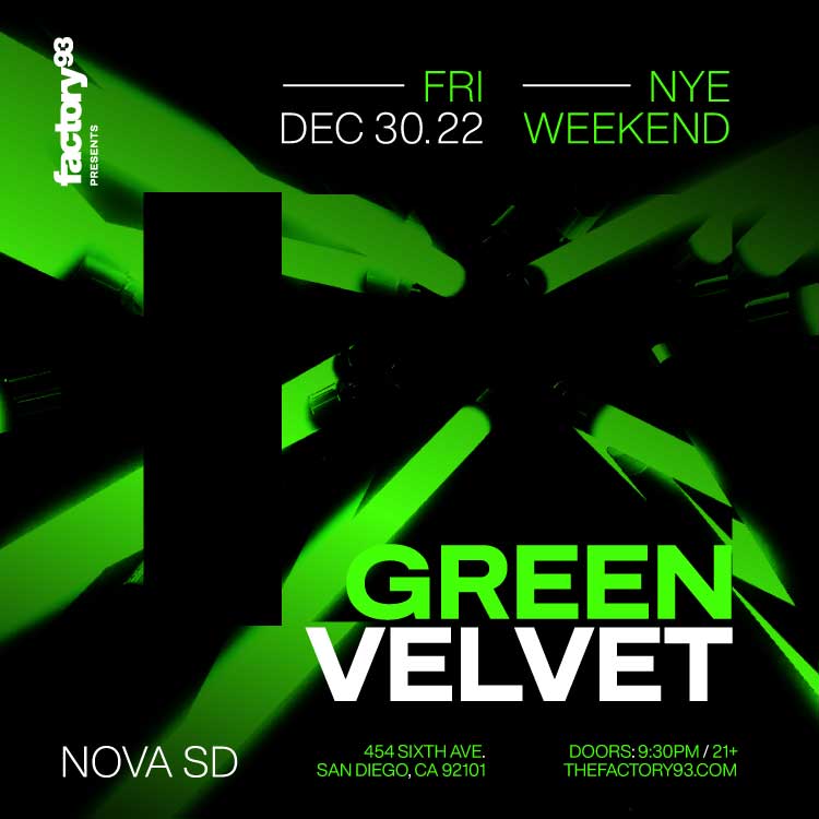 Green Velvet: NYE Weekend