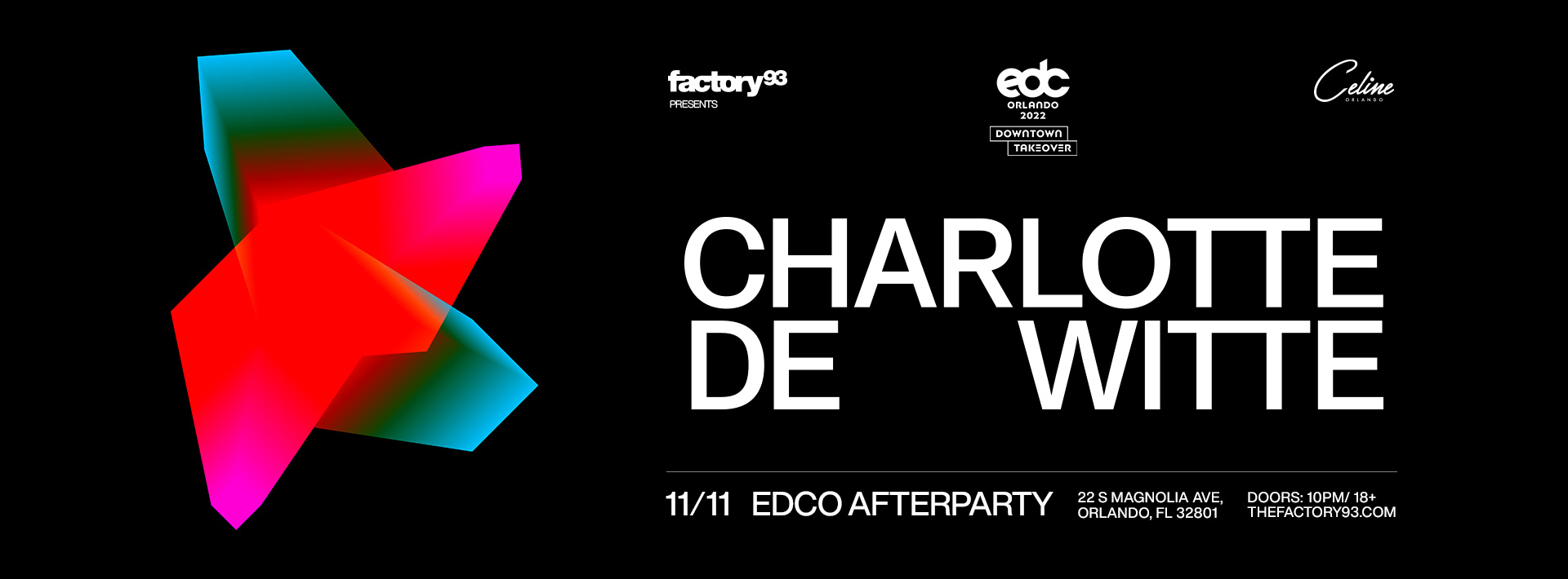 EDC Orlando Afterparty: Charlotte de Witte