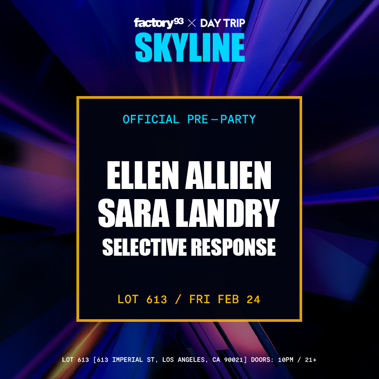 Skyline Preparty: Ellen Allien, Sara Landry