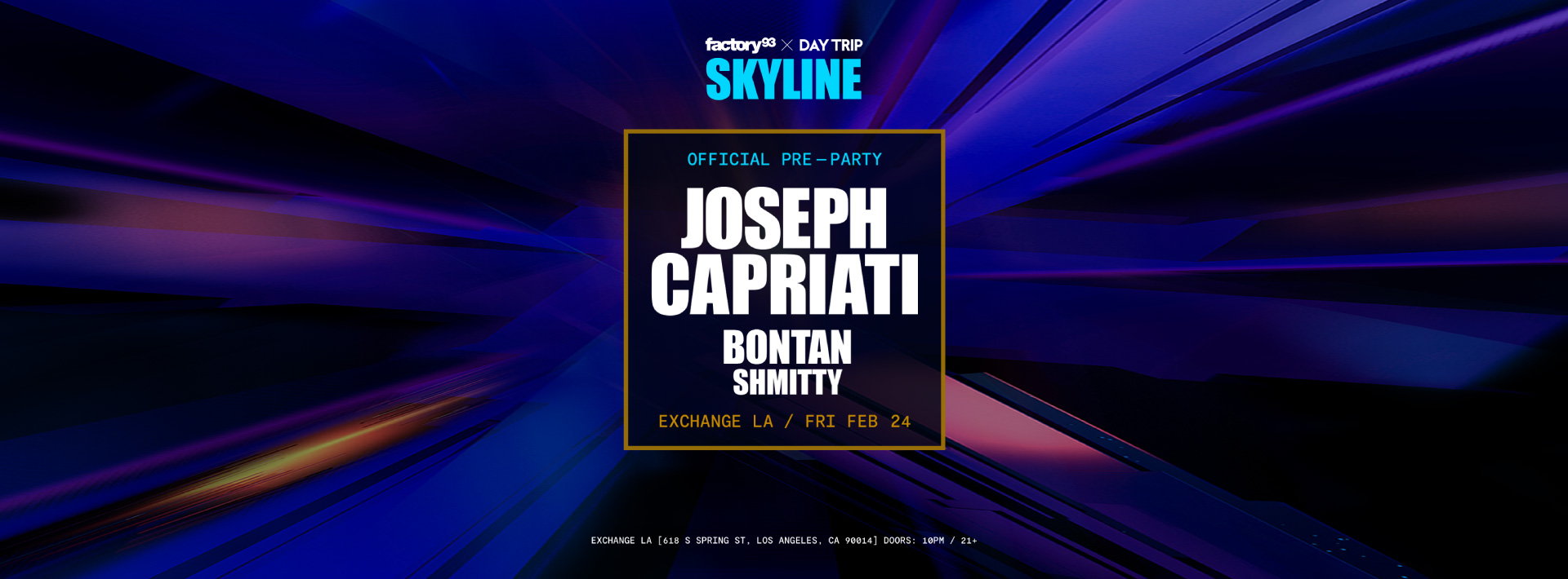 Skyline Preparty: Joseph Capriati