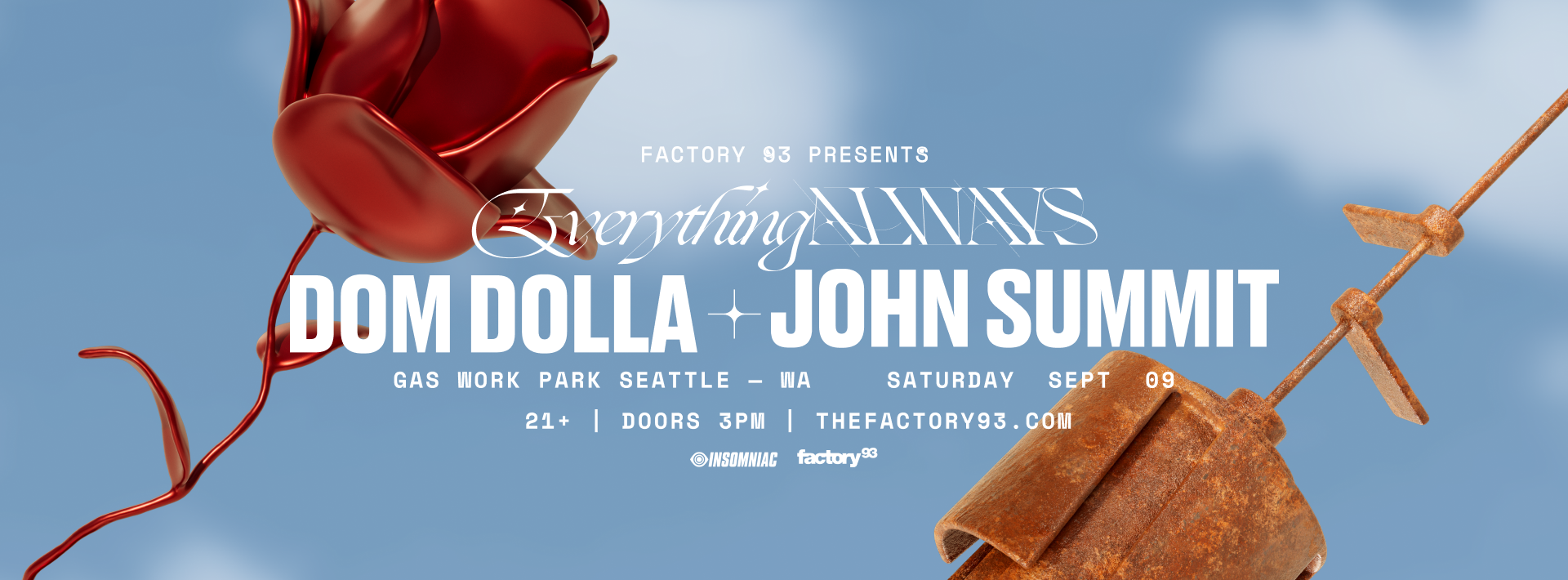 Everything Always with Dom Dolla & John Summit at Gas Works Park