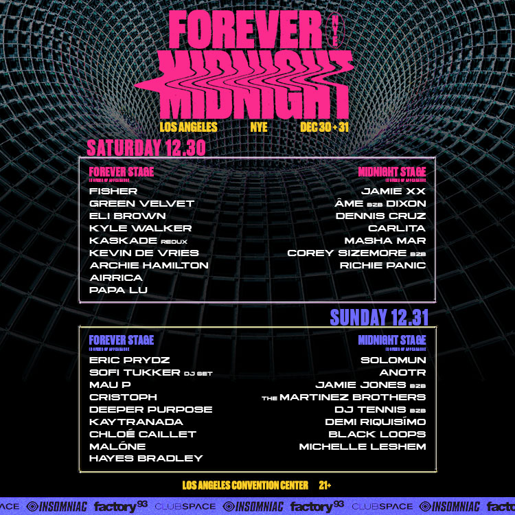 Forever Midnight NYE: Los Angeles