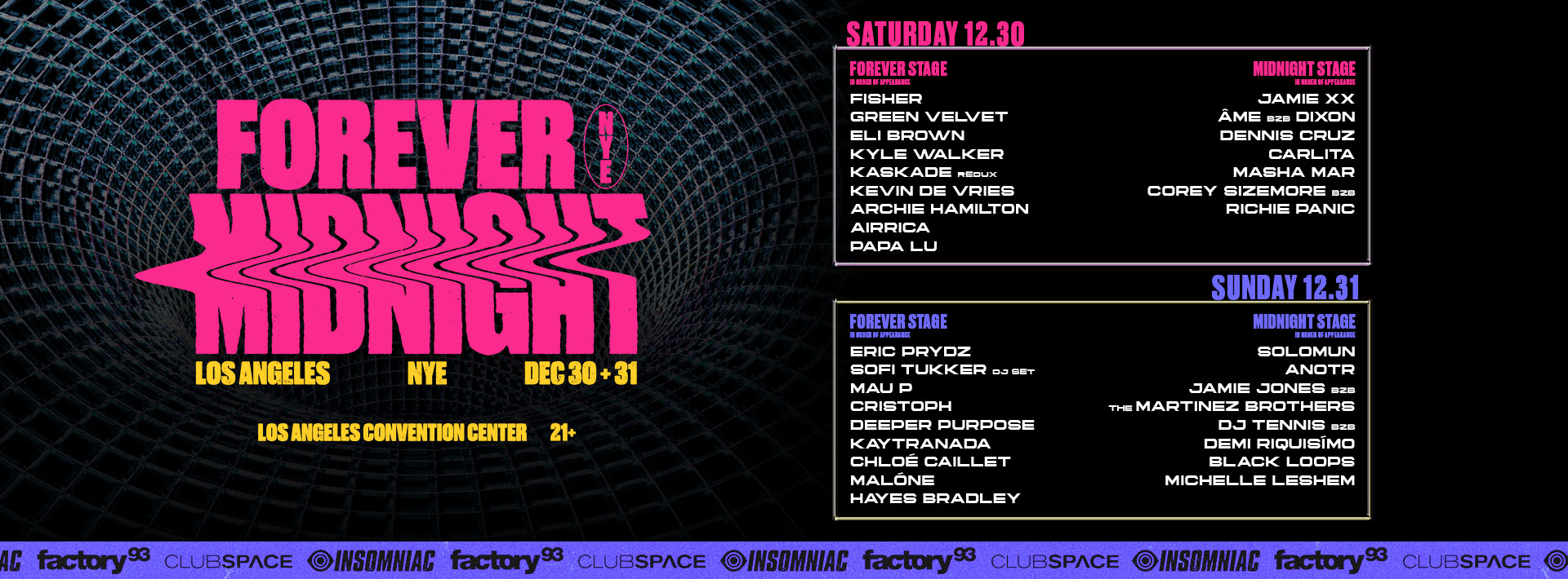 Forever Midnight NYE: Los Angeles