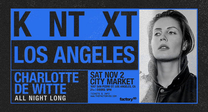 KNTXT presents ‘Charlotte de Witte – All Night Long’