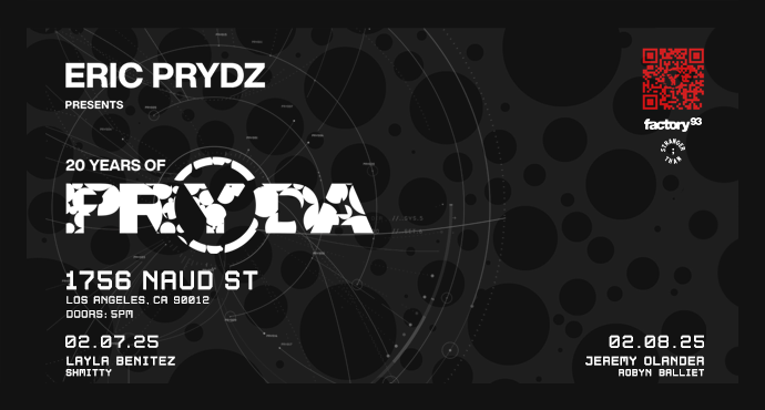 Eric Prydz presents 20 Years of Pryda – Night 1